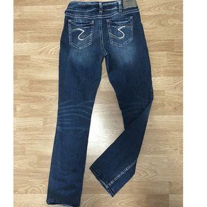 Silver Suki Mid Straight Leg Super Stretch Jeans Women's Size 30
